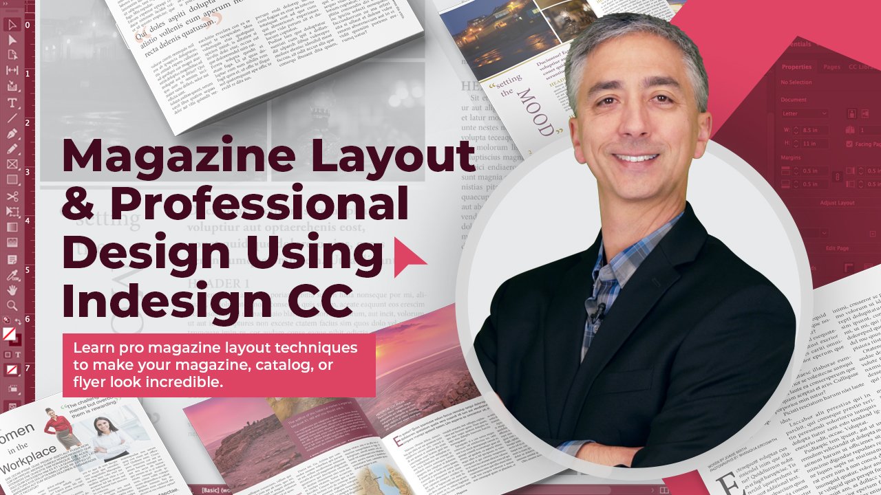 آموزش چیدمان مجله و طراحی حرفه ای با استفاده از Indesign CC