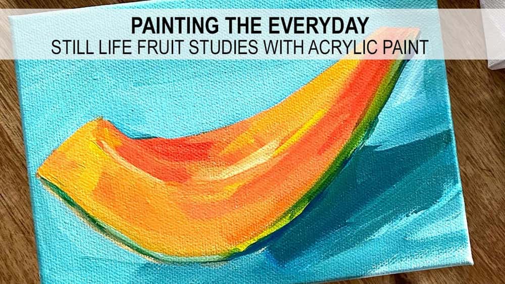 آموزش نقاشی روزمره | مطالعات میوه بی جان را رنگ آمیزی کنید و یک تمرین روزانه نقاشی ایجاد کنید