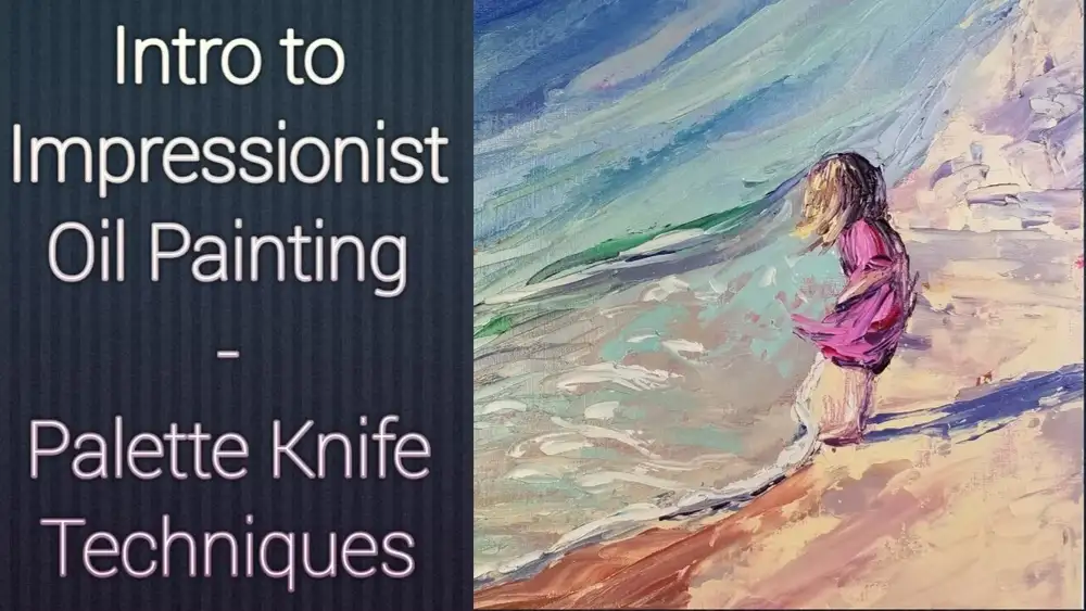 آموزش مقدمه ای بر نقاشی رنگ روغن امپرسیونیستی - قسمت 4- تکنیک های چاقوی پالت