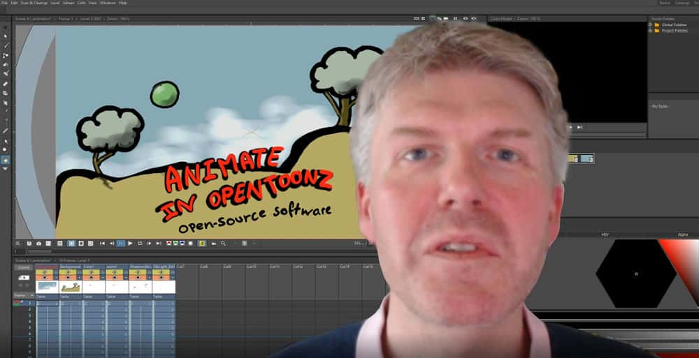 آموزش انیمیشن دو بعدی آسان در نرم افزار متن باز پیشرفته OpenToonz
