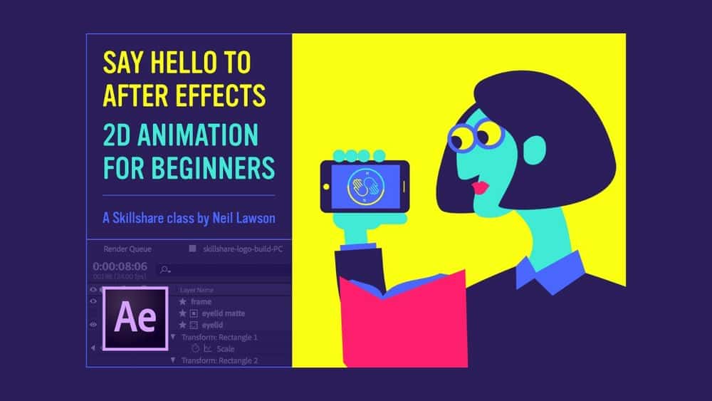 آموزش سلام به AfterEffects - انیمیشن دو بعدی برای مبتدیان