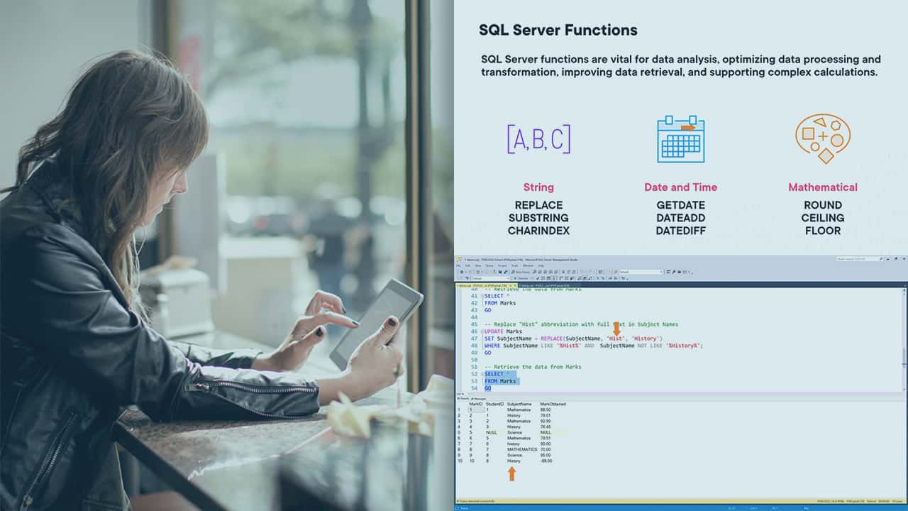 آموزش توابع SQL Server برای مدیریت هوشمند داده ها