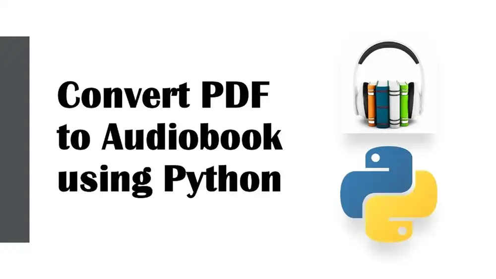 آموزش تبدیل PDF به کتاب صوتی با پایتون