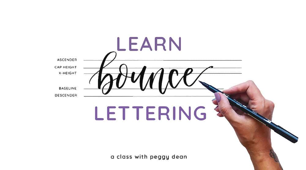آموزش Bounce Lettering: یاد بگیرید که قوانین را زیر پا بگذارید تا خوشنویسی بدون زحمت تولید کنید