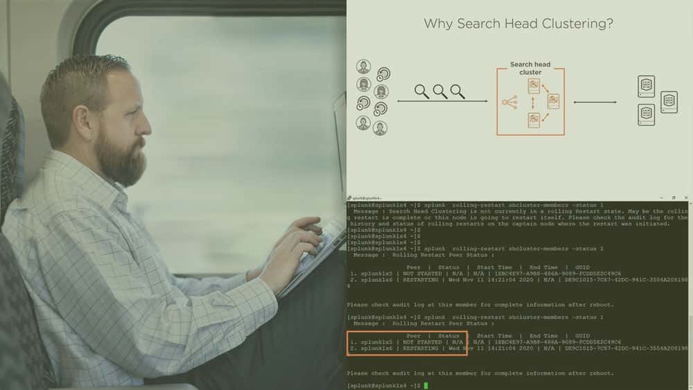 آموزش Splunk Search Clustering Head 