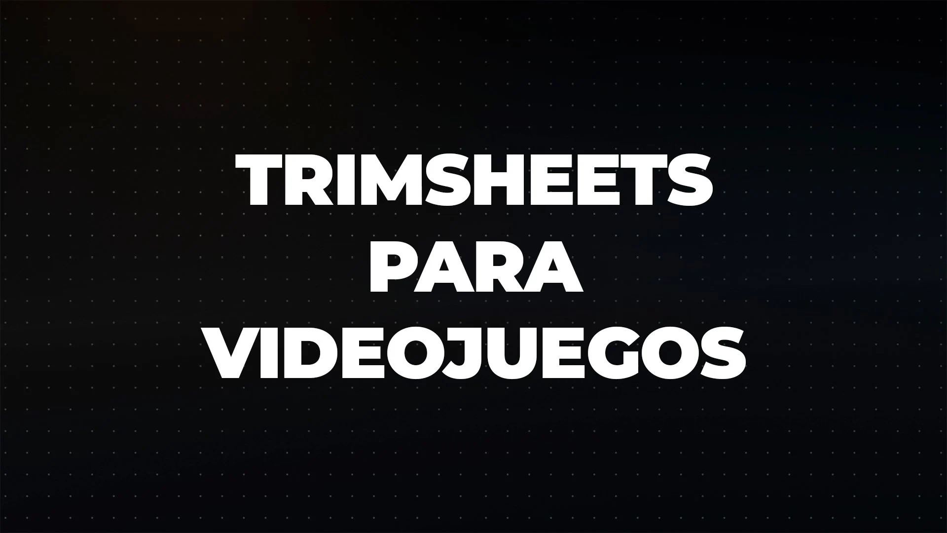 آموزش Creación de TrimSheets برای Videojuegos
