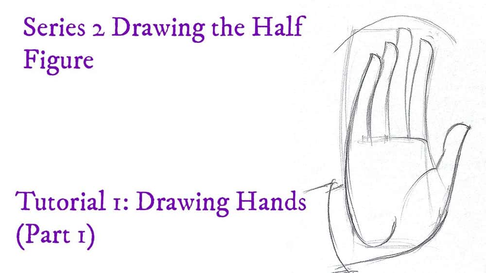 آموزش ترسیم نیم شکل 1: کشیدن دست ها (قسمت 1)