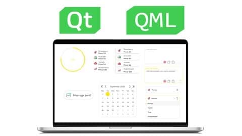 آموزش کنترل های Qt (QML) عالی 