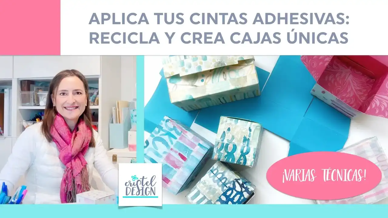 آموزش Aplica Tus Cintas Adhesivas: Recicla y Crea Cajas Únicas