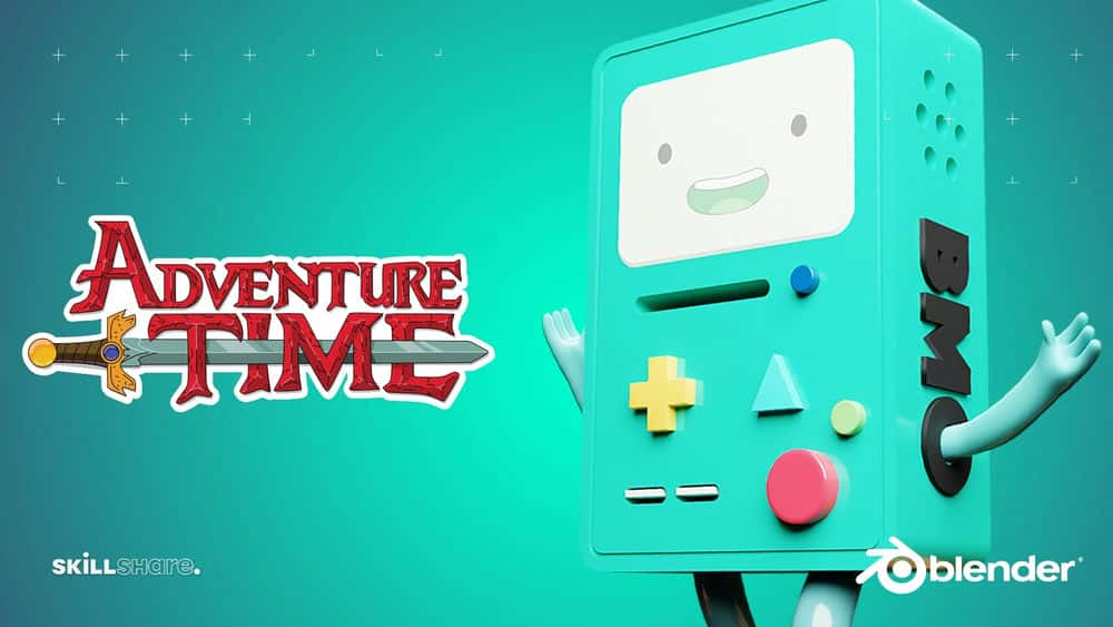 آموزش یک مدل سه بعدی از BMO از Adventure Time در بلندر ایجاد کنید
