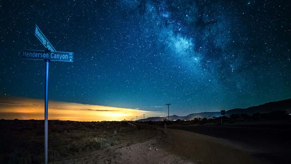 آموزش عکاسی از آسمان شب - راه شیری و مسیرهای ستاره