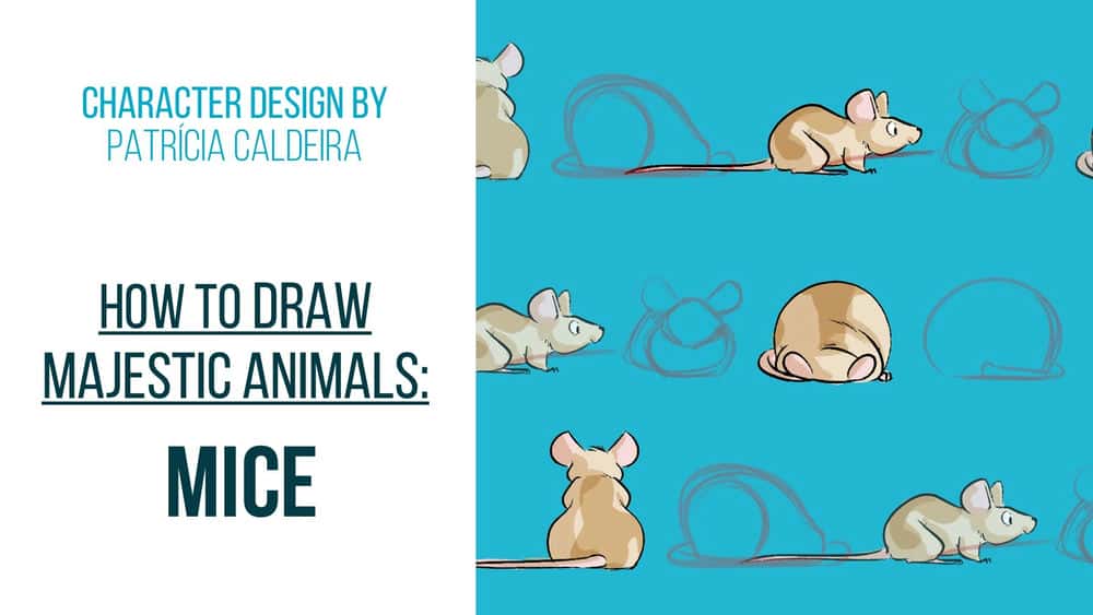 آموزش نقاشی حیوانات: چگونه یک موش را بکشیم