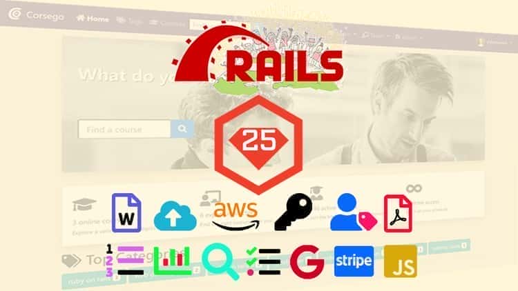 آموزش Ruby on Rails: 25+ جم را بیاموزید و یک استارتاپ MVP 2023 بسازید