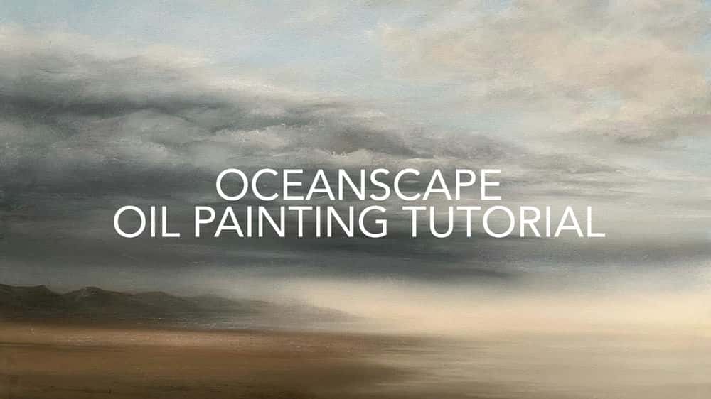 آموزش نقاشی رنگ روغن: منظره زیبای اقیانوس