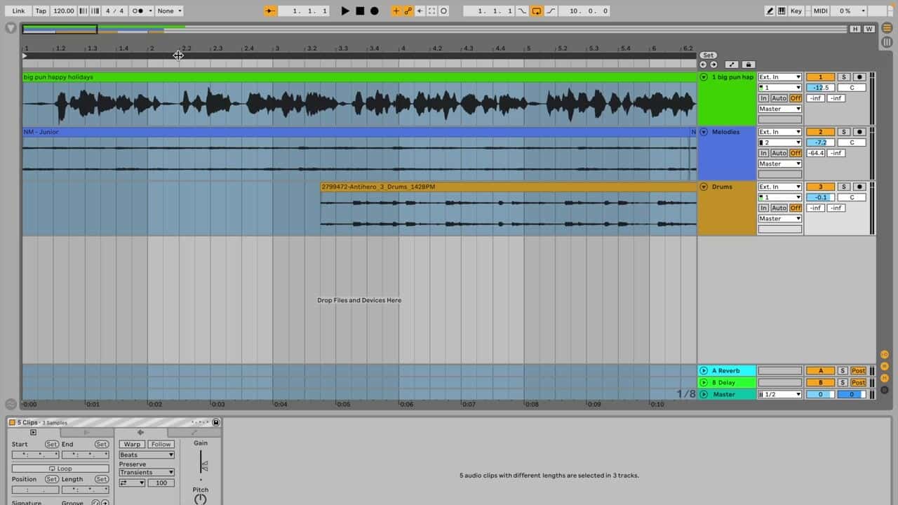 آموزش Ableton Live Lite 1 Part 1 ایجاد یک آهنگ 3 با حلقه های نمونه و a. من. آوازهایی مثل صدای ناس!