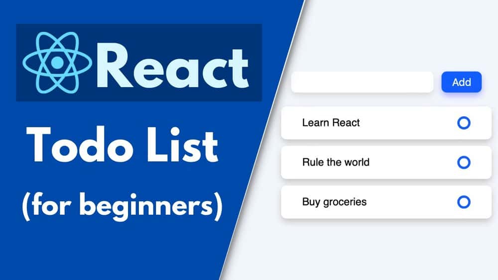 آموزش React Project for Beginners: Building a Todo List App