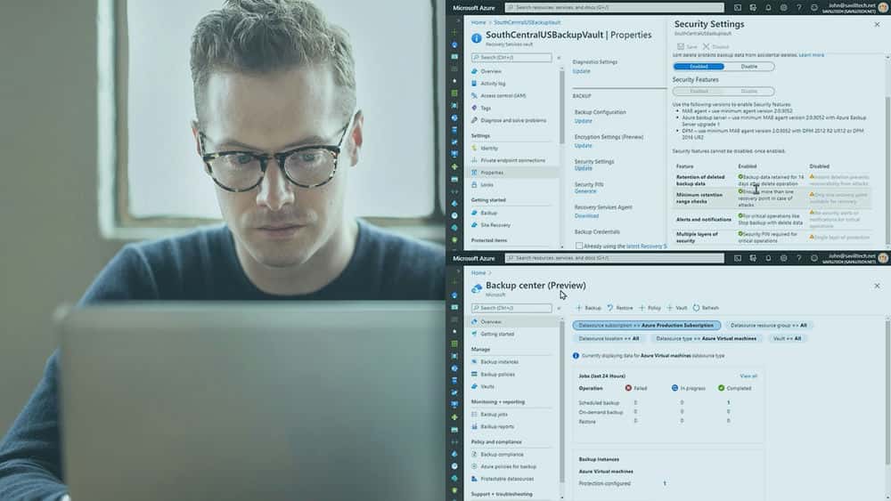 آموزش Microsoft Azure Solutions Architect: طراحی پشتیبان گیری و بازیابی 