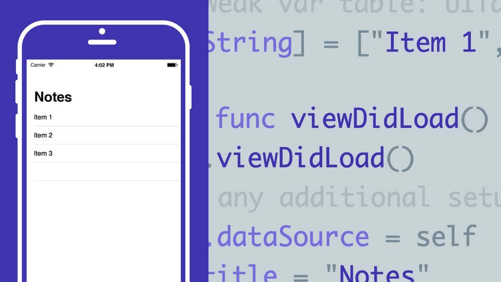 آموزش ساخت برنامه یادداشت برداری برای iOS 11 با Swift 