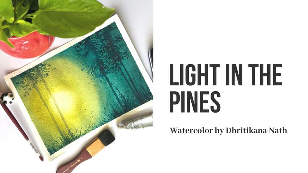 آموزش روشی ساده و بی دردسر برای "نقاشی نور در منظره با آبرنگ"
