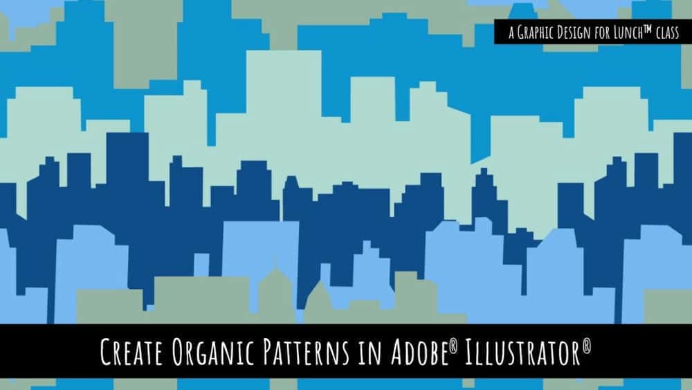 آموزش الگوهای ارگانیک سفارشی در Adobe Illustrator - طراحی گرافیکی برای کلاس ناهار