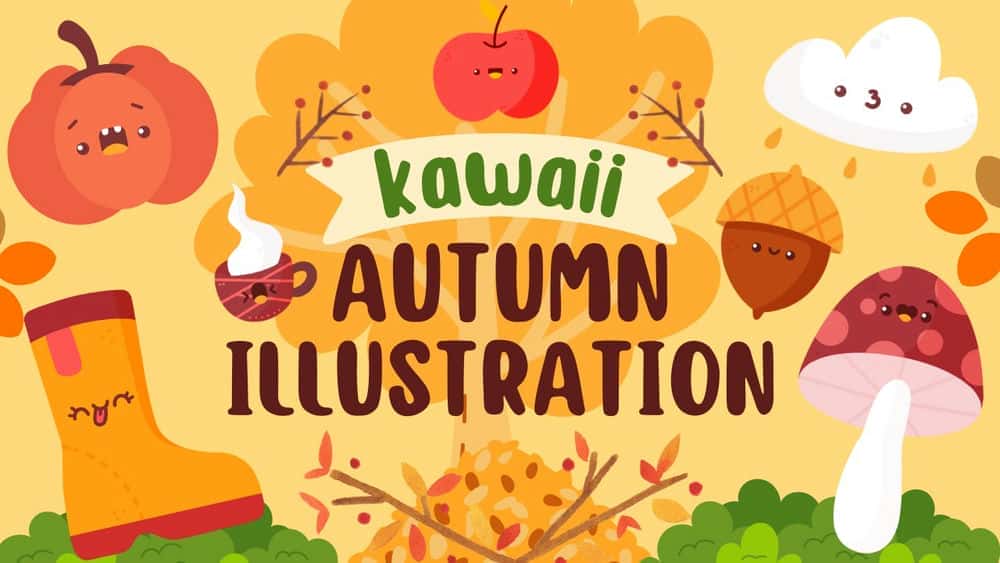 آموزش تصویرسازی پرشور پاییز: شخصیت‌های Kawaii در Procreate