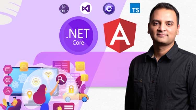 آموزش با ANGULAR و ASP.NET Core REST API برنامه های شگفت انگیز بسازید