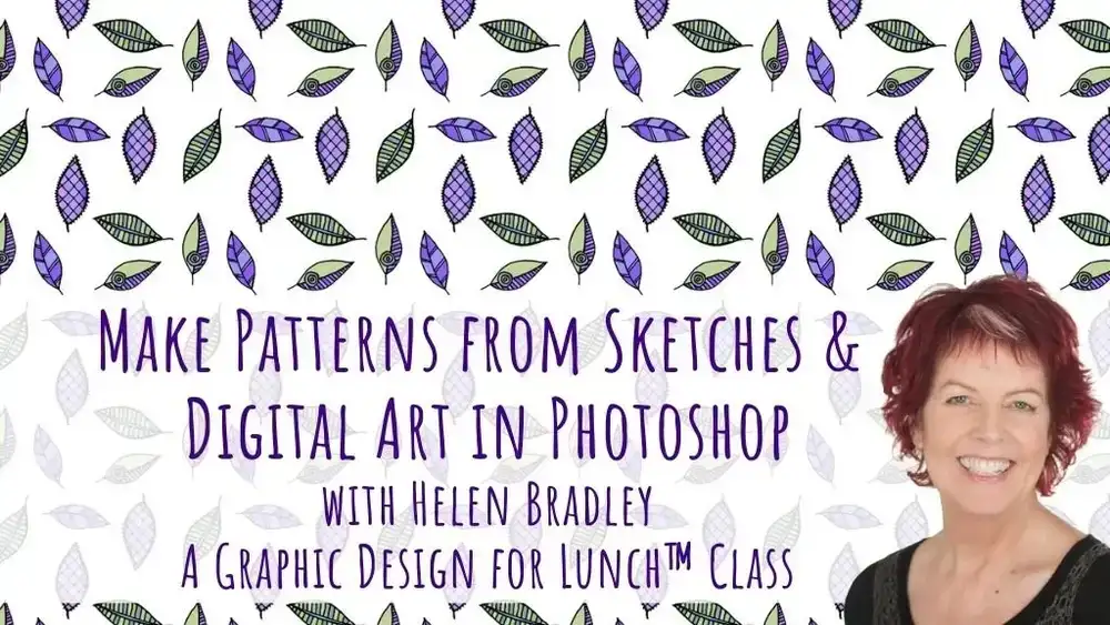 آموزش ساختن الگوها از طرح ها و هنر دیجیتال در Adobe Photoshop - طراحی گرافیکی برای کلاس ناهار
