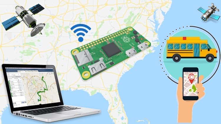 آموزش سیستم ردیابی GPS خود را بسازید - Raspberry Pi Zero W 2023
