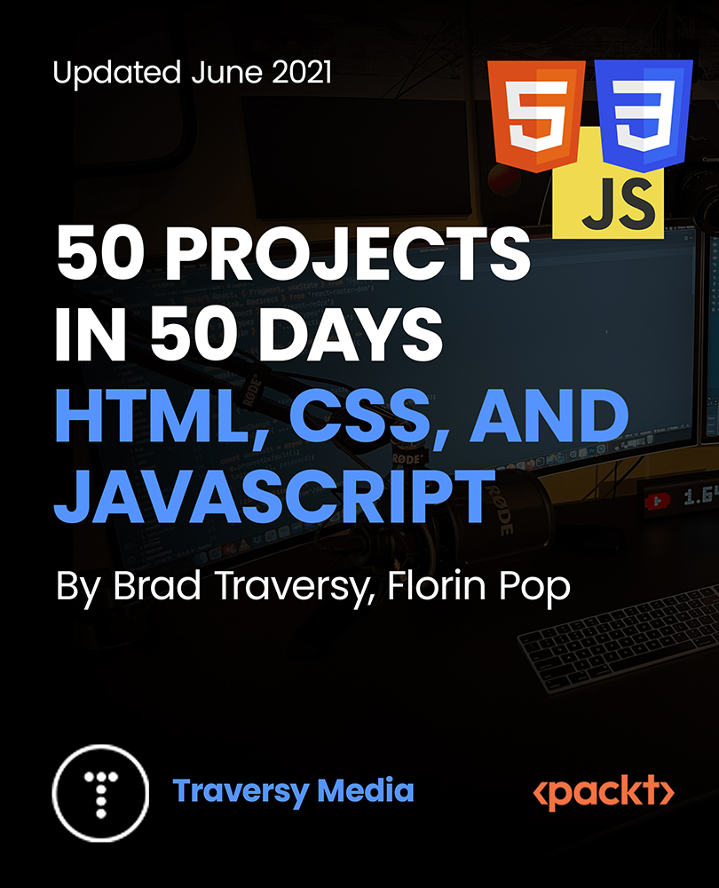 آموزش 50 پروژه در 50 روز - HTML، CSS و جاوا اسکریپت [ویدئو]