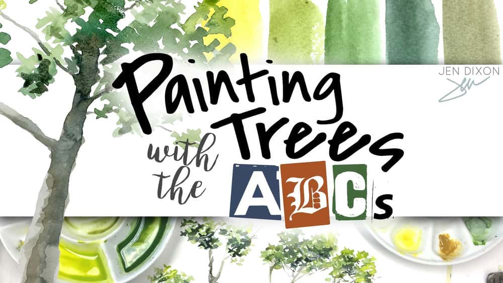 آموزش نقاشی درختان با ABC