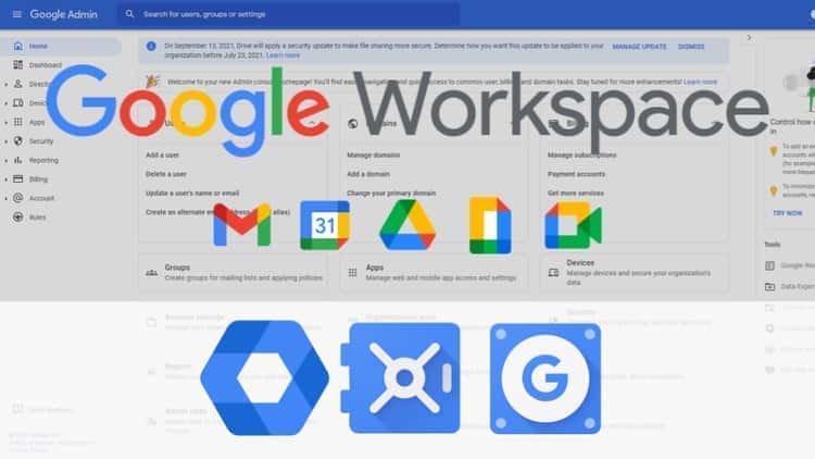 آموزش Google Workspace (G Suite) Admin - دوره کامل