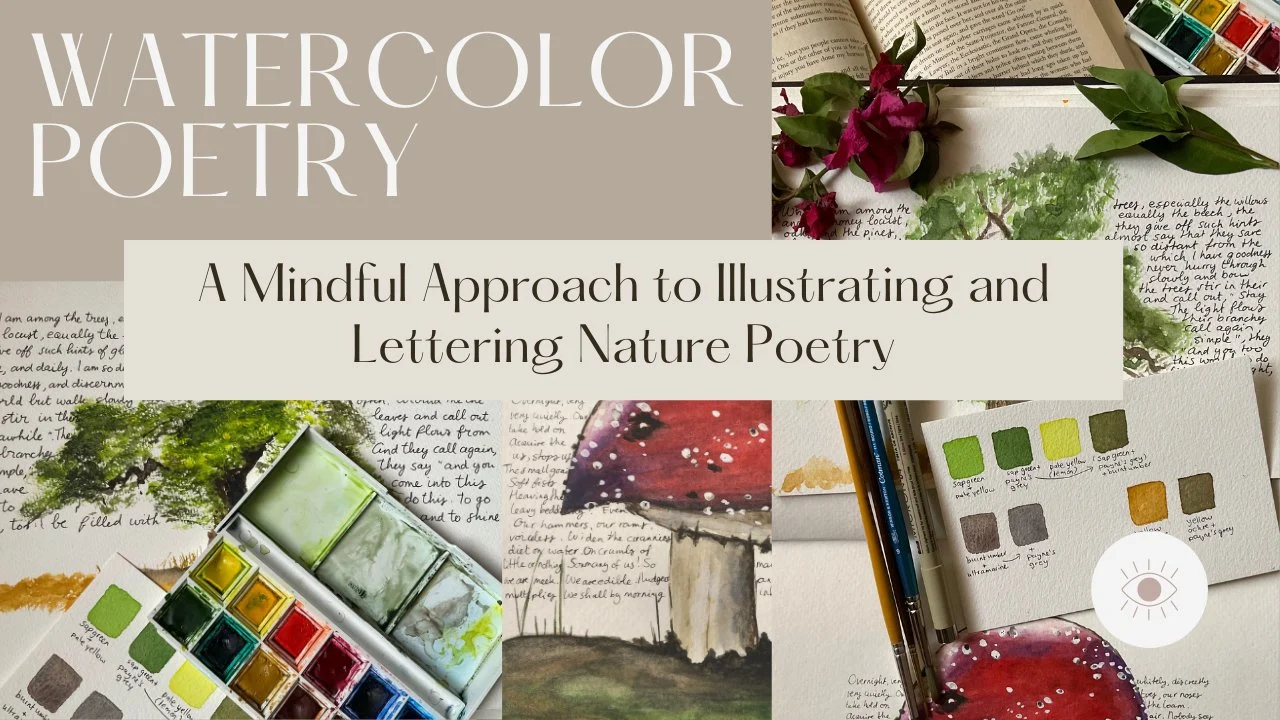 آموزش شعر آبرنگ: رویکردی آگاهانه برای تصویرسازی و نوشتن شعر طبیعت