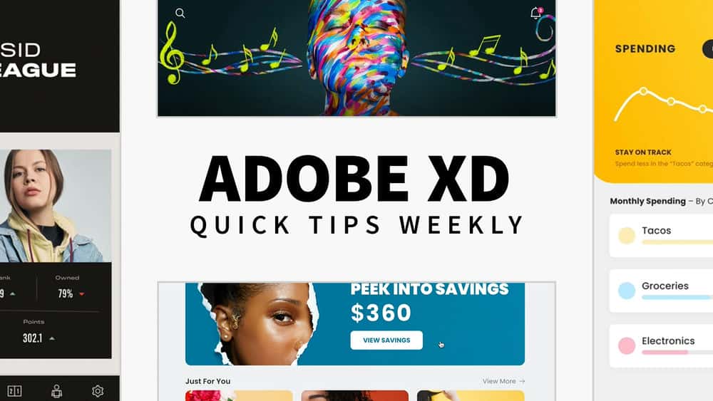آموزش هفتگی نکات سریع Adobe XD 
