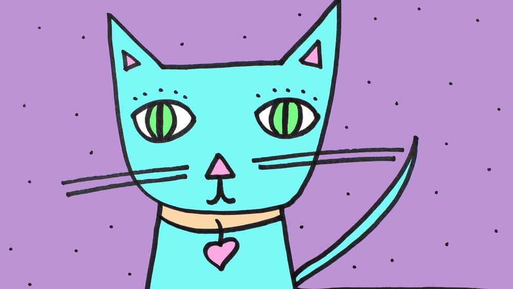 آموزش نقاشی برای بچه ها: چگونه حیوانات خانگی کارتونی زیبا بکشیم!