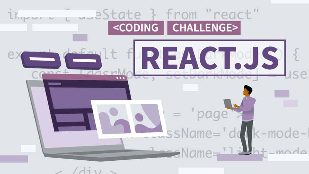 آموزش چالش های کد React.js