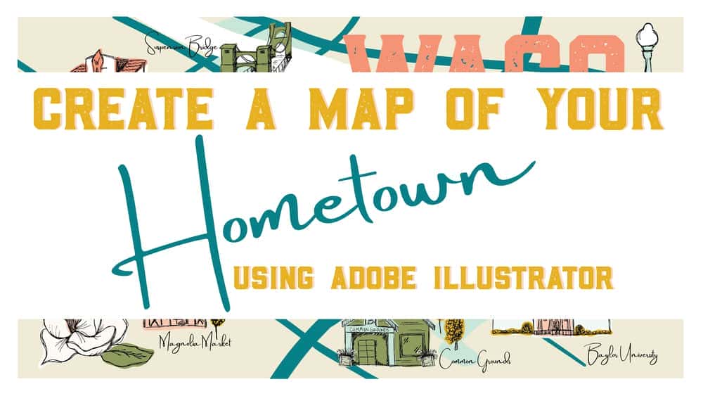 آموزش با استفاده از Illustrator نقشه شهر خود را بسازید