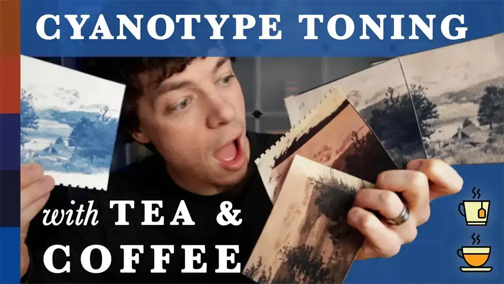 آموزش تونینگ سیانوتایپ با چای و قهوه - عکاسی جایگزین