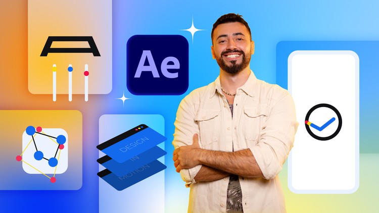 آموزش موشن گرافیک برای برنامه ها و وب سایت ها در Adobe After Effects
