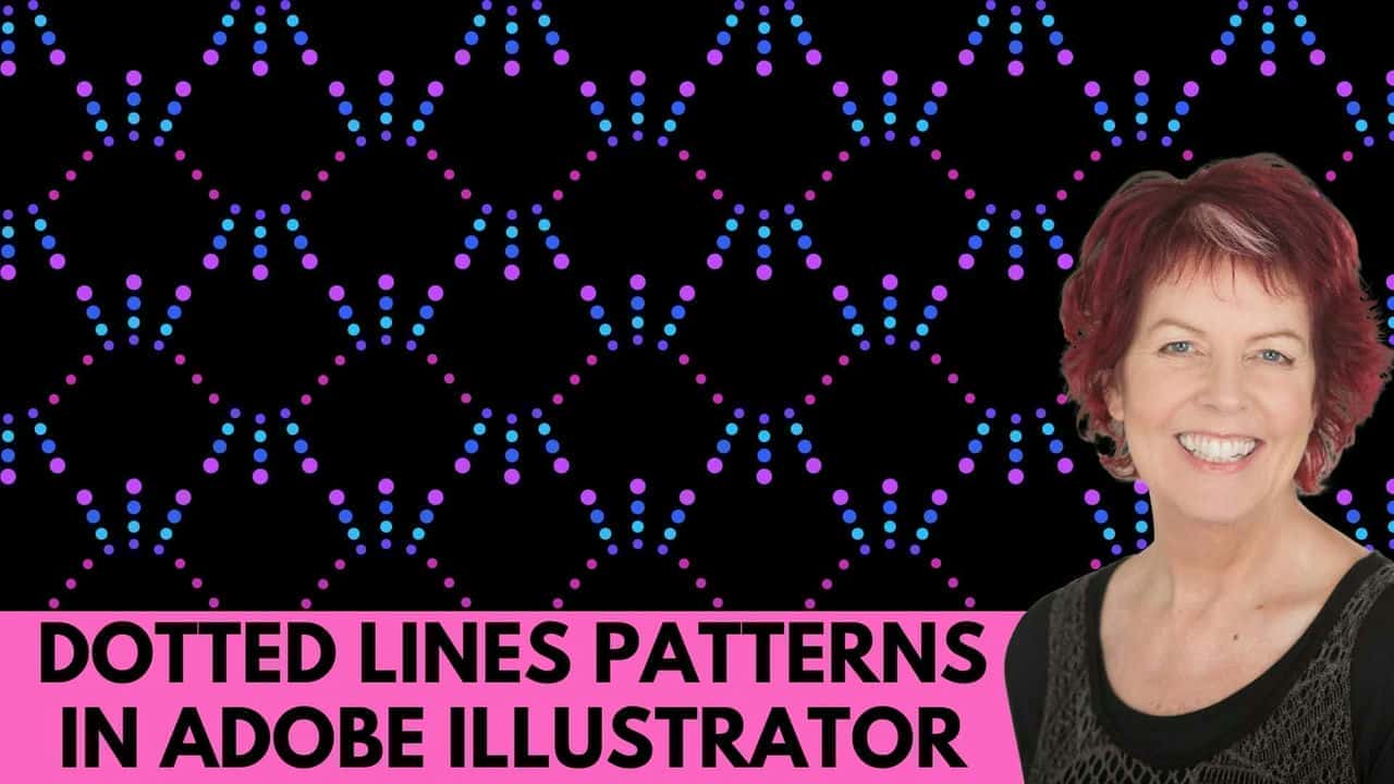آموزش الگوهای خط نقطه‌ای در ایلوستریتور - طراحی گرافیکی برای کلاس ناهار
