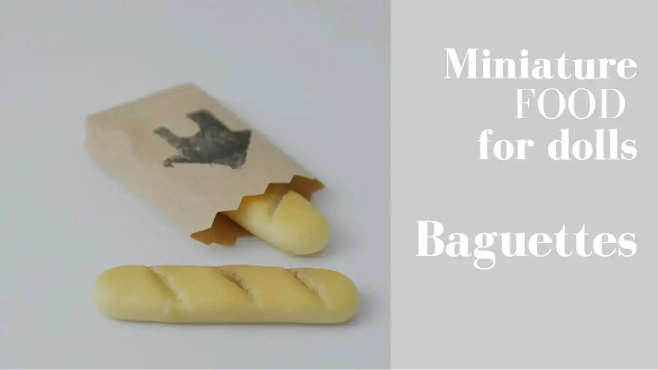 آموزش Comida Miniatura para Muñecas: Baguettes