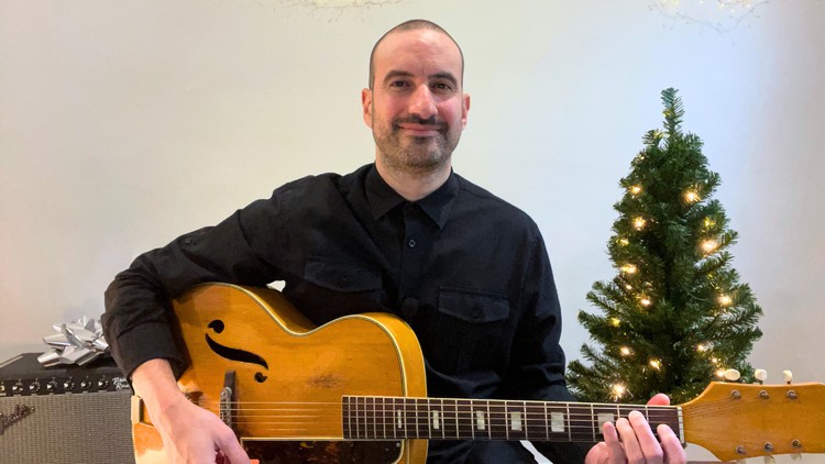 آموزش 5 آهنگ آسان کریسمس برای گیتار