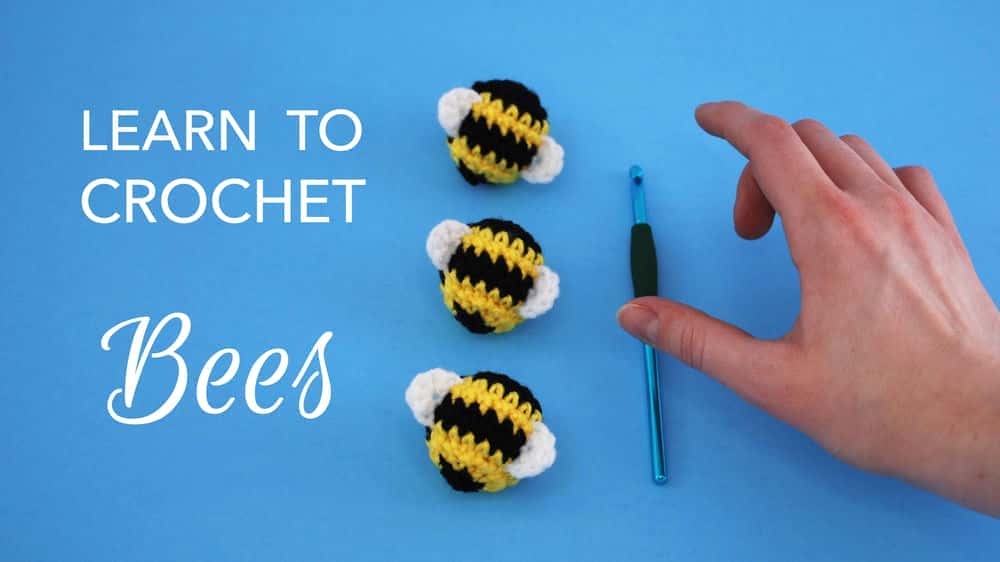 آموزش یک زنبور عسل آمیگورومی قلاب بافی ساده بسازید: دوستانه مبتدی