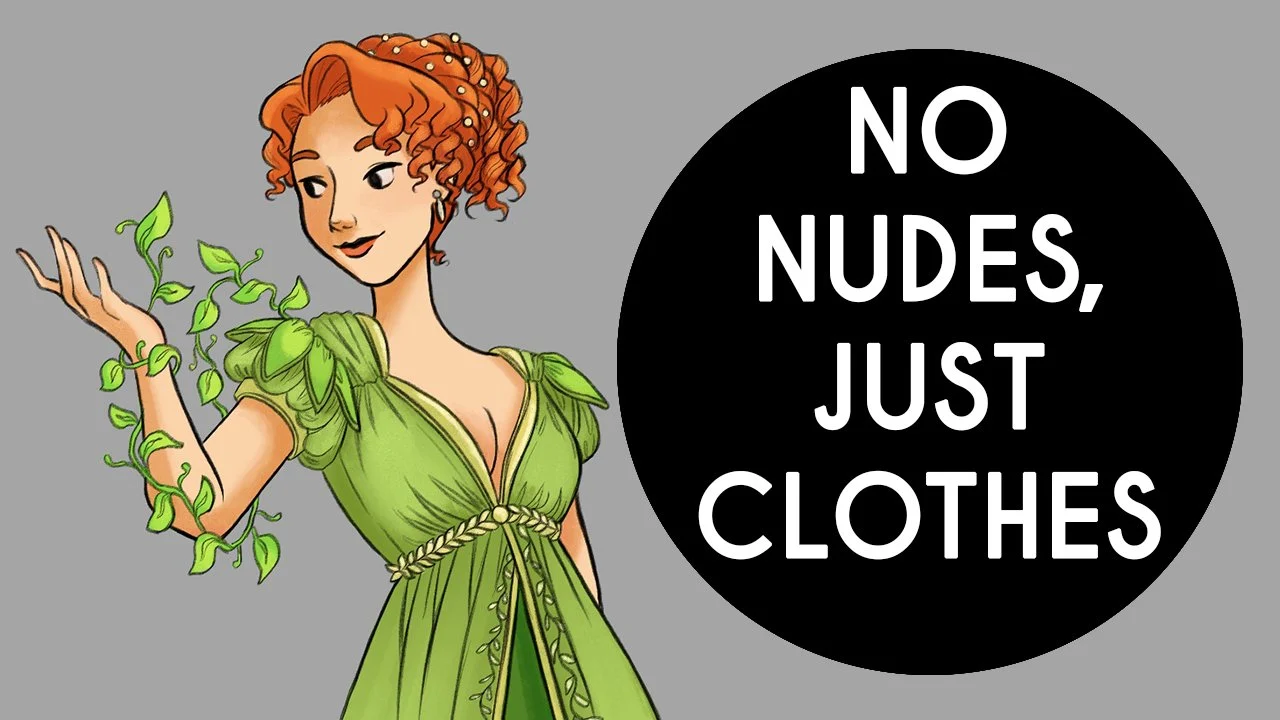 آموزش بدون لباس های برهنه، فقط لباس: اصول طراحی لباس های تاریخی در iPad Pro
