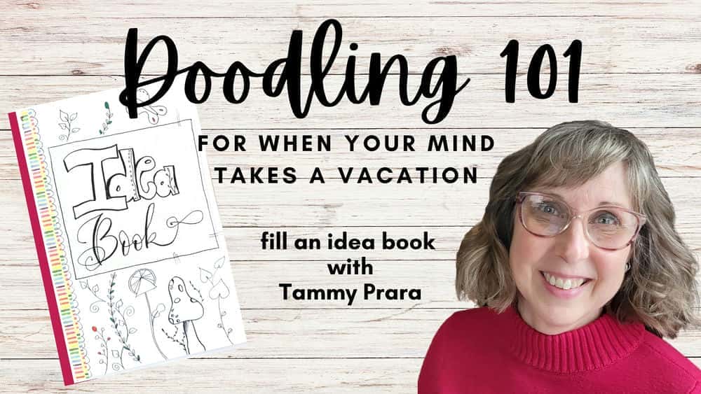 آموزش Doodling 101 برای زمانی که ذهن شما به تعطیلات می رود! یک کتاب ایده بسازید!