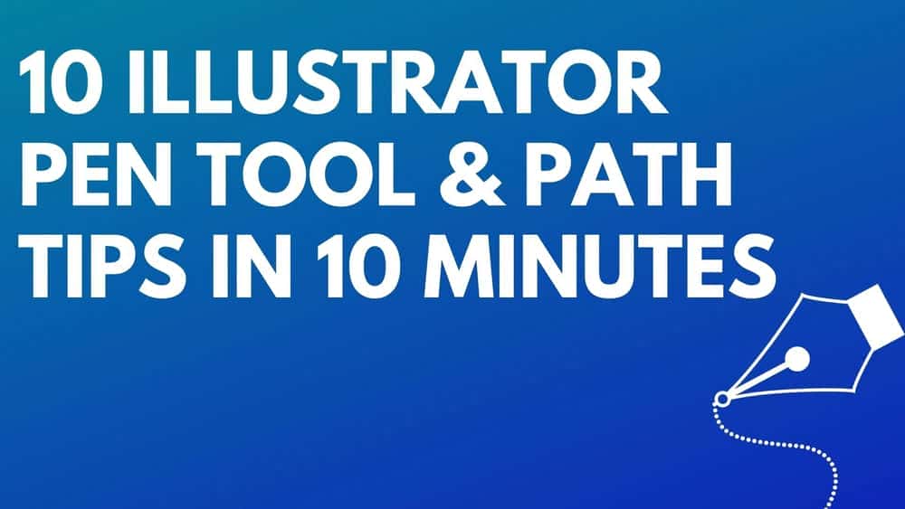 آموزش 10 ابزار قلم Illustrator و نکات مسیر در 10 دقیقه - طراحی گرافیکی برای کلاس ناهار