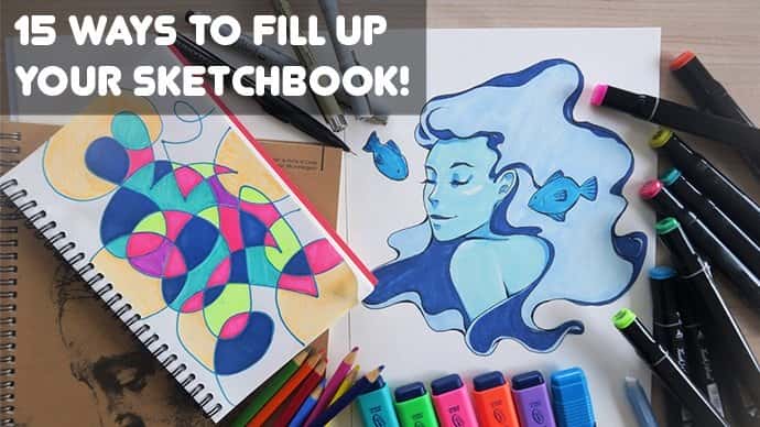 آموزش دفترچه طراحی خود را پر کنید: 15 روش خلاقانه سرگرم کننده!