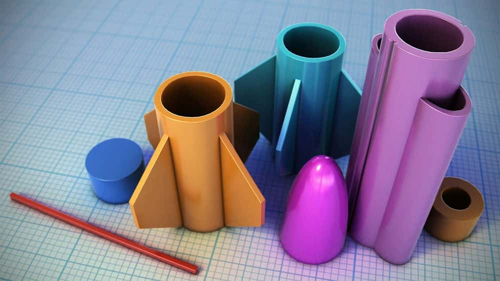 آموزش طراحی یک موشک برای چاپ سه بعدی در Tinkercad 