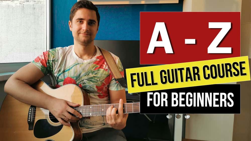آموزش نواختن گیتار برای مبتدیان (دوره کامل. از A تا Z)