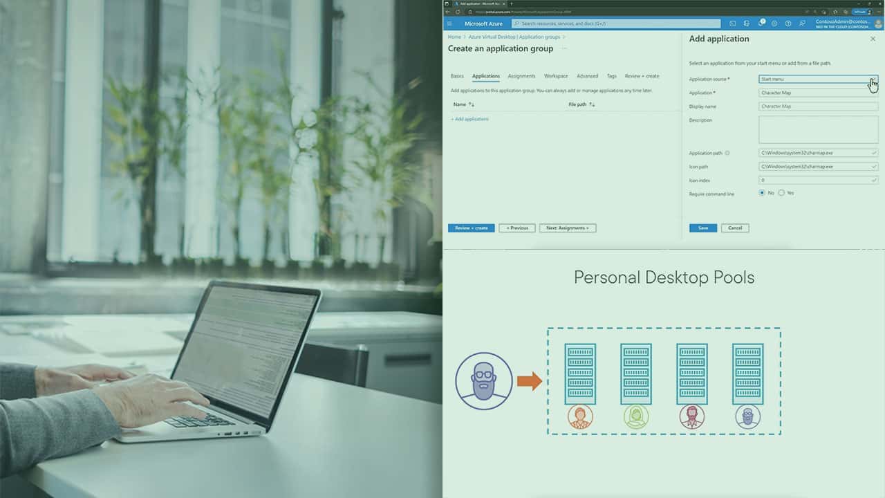آموزش دسکتاپ مجازی Azure: محیط‌ها و برنامه‌های کاربری را برنامه‌ریزی و پیاده‌سازی کنید