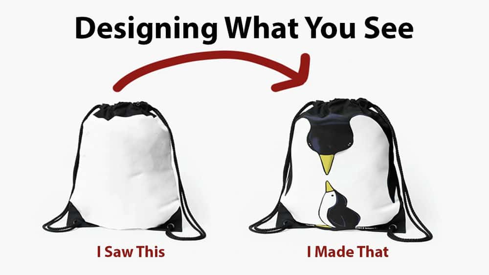 آموزش یک کیف کشی خالی را به پنگوئن تبدیل کنید!